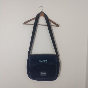 No Boundaries Vintage Messenger Bag Blue Denim CottonY2K Grunge Skate
